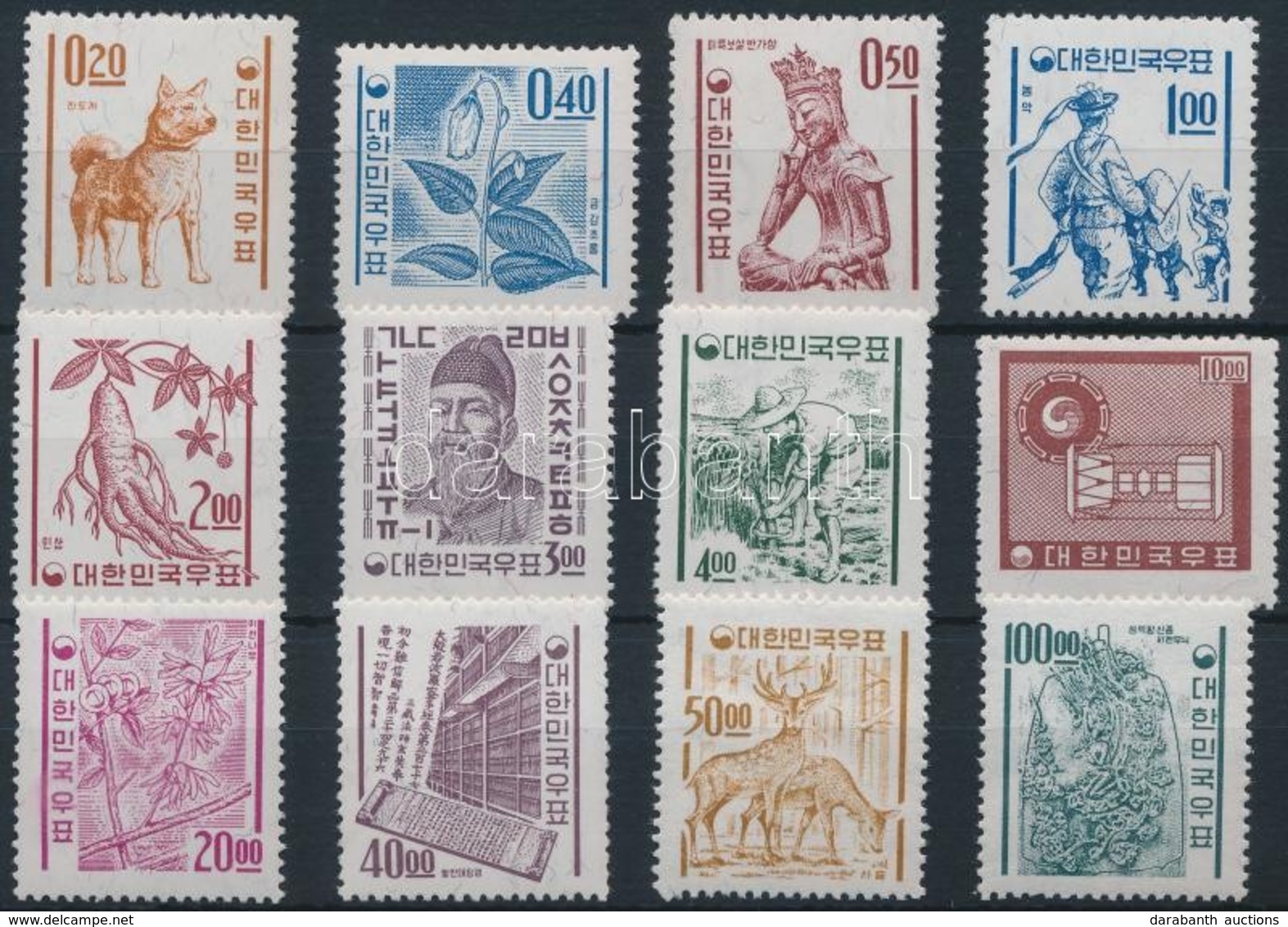 ** 1963 Szimbólumok Sor Mi 381-392 (Mi EUR 360.-) - Sonstige & Ohne Zuordnung