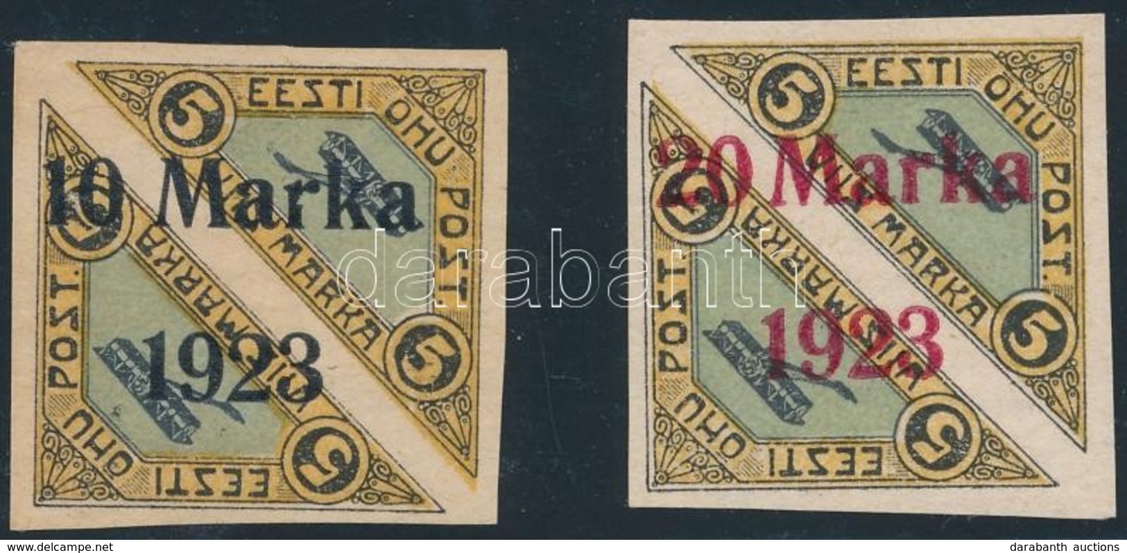 * 1923 Repül? Mi 43B + 44B - Autres & Non Classés