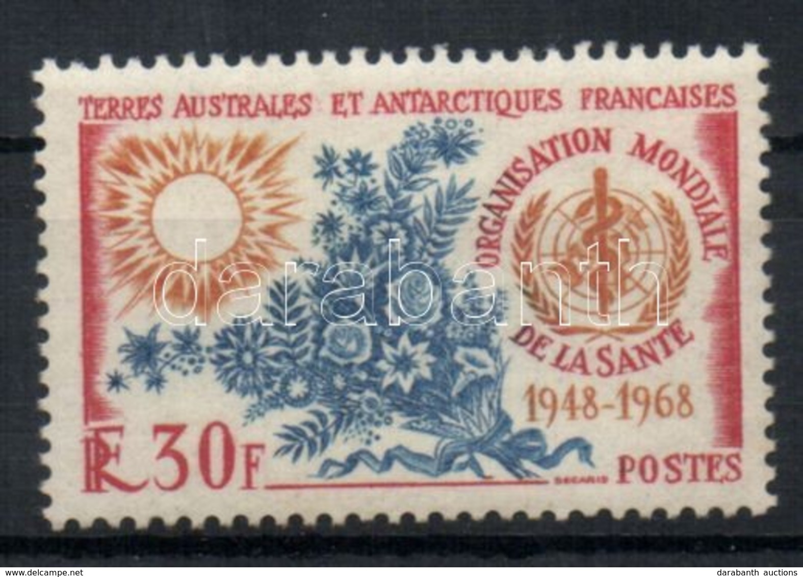 ** 1968 20 éves A WHO Mi 44 - Andere & Zonder Classificatie