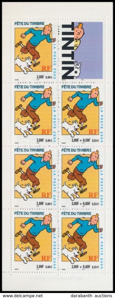 ** 2000 Tintin Képregényfigura Bélyegfüzet MH 54 (3445C-3446C) - Altri & Non Classificati