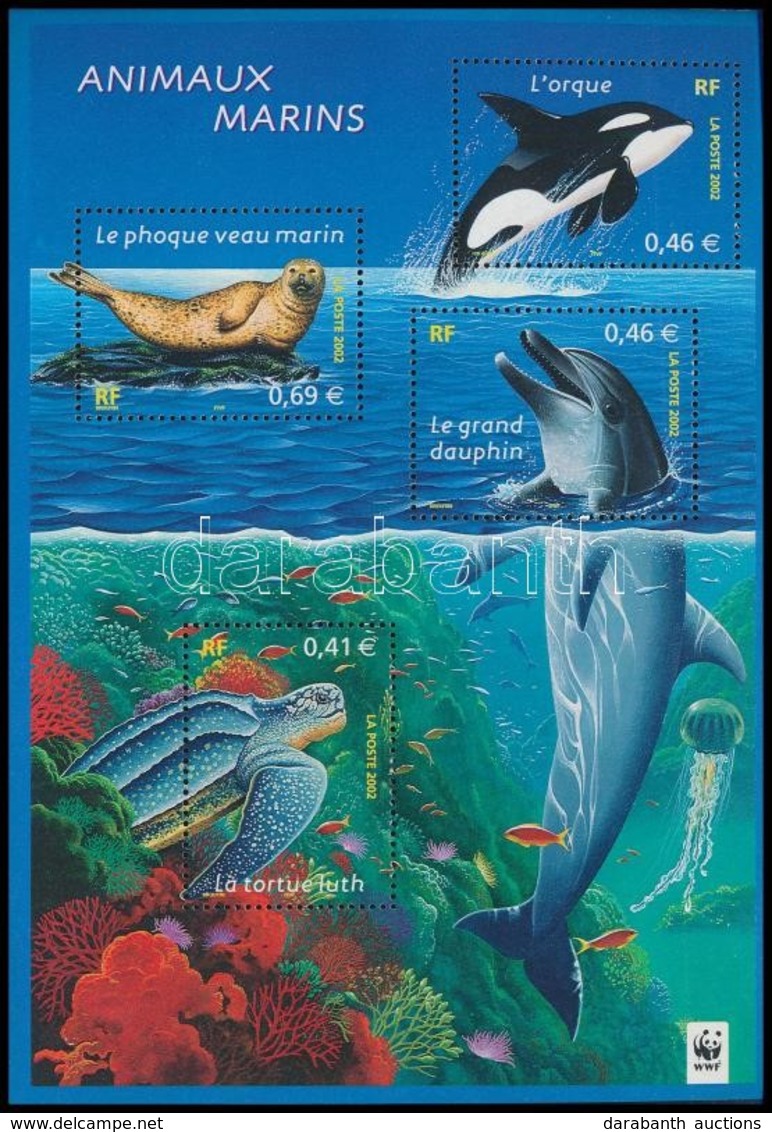 ** 2002 WWF: Tengeri állatok Blokk Mi 28 - Autres & Non Classés