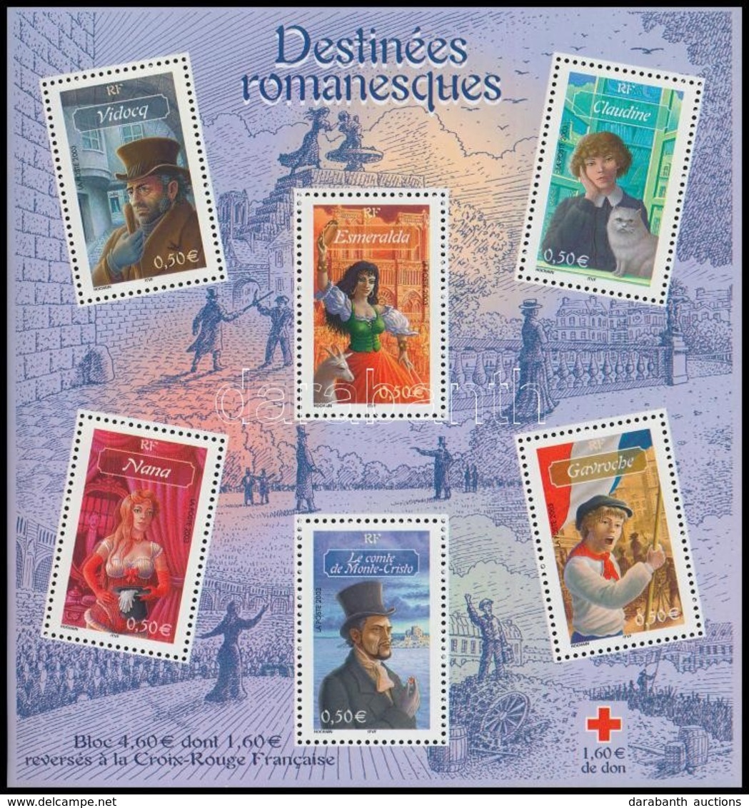 ** 2003 Romantikus Regények Blokk Mi 33 - Andere & Zonder Classificatie