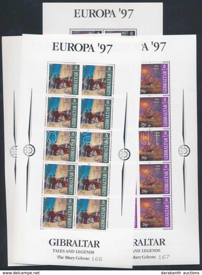 ** 1997 Európa CEPT: Mondák és Legendák Kisívsor Mi 783-786 - Altri & Non Classificati