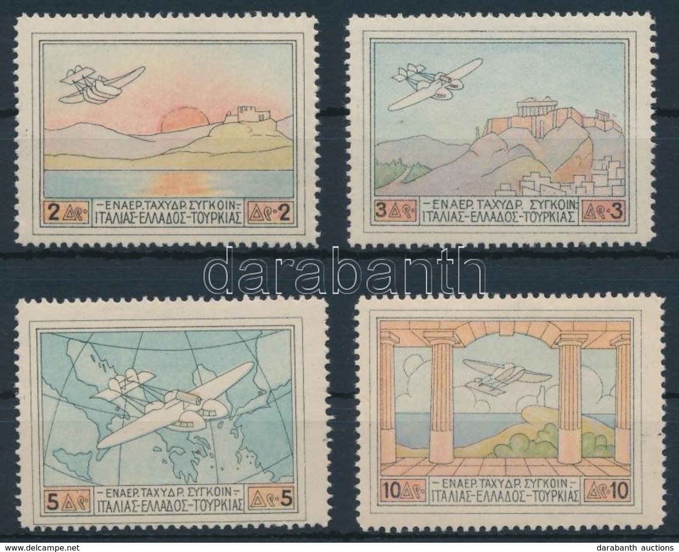 ** 1926 Repül?posta Sor Mi 300-303 - Andere & Zonder Classificatie