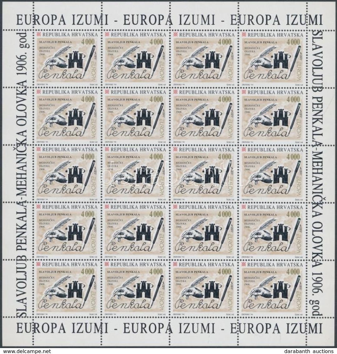 ** 1994 Europa CEPT, Találmányok és Felfedezések Kisív Sor Mi 274-275 - Sonstige & Ohne Zuordnung