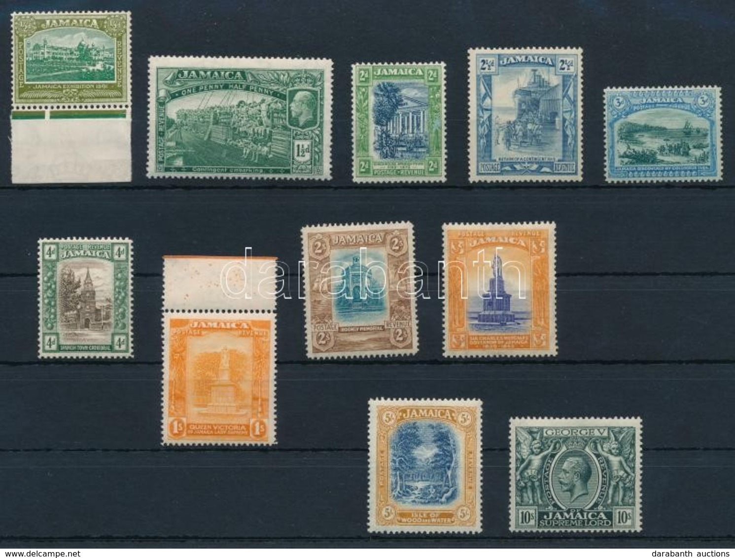 ** * 1921 Forgalmi Sor Mi 88-98 (Mi 97-98 Falcos / Hinged) - Sonstige & Ohne Zuordnung