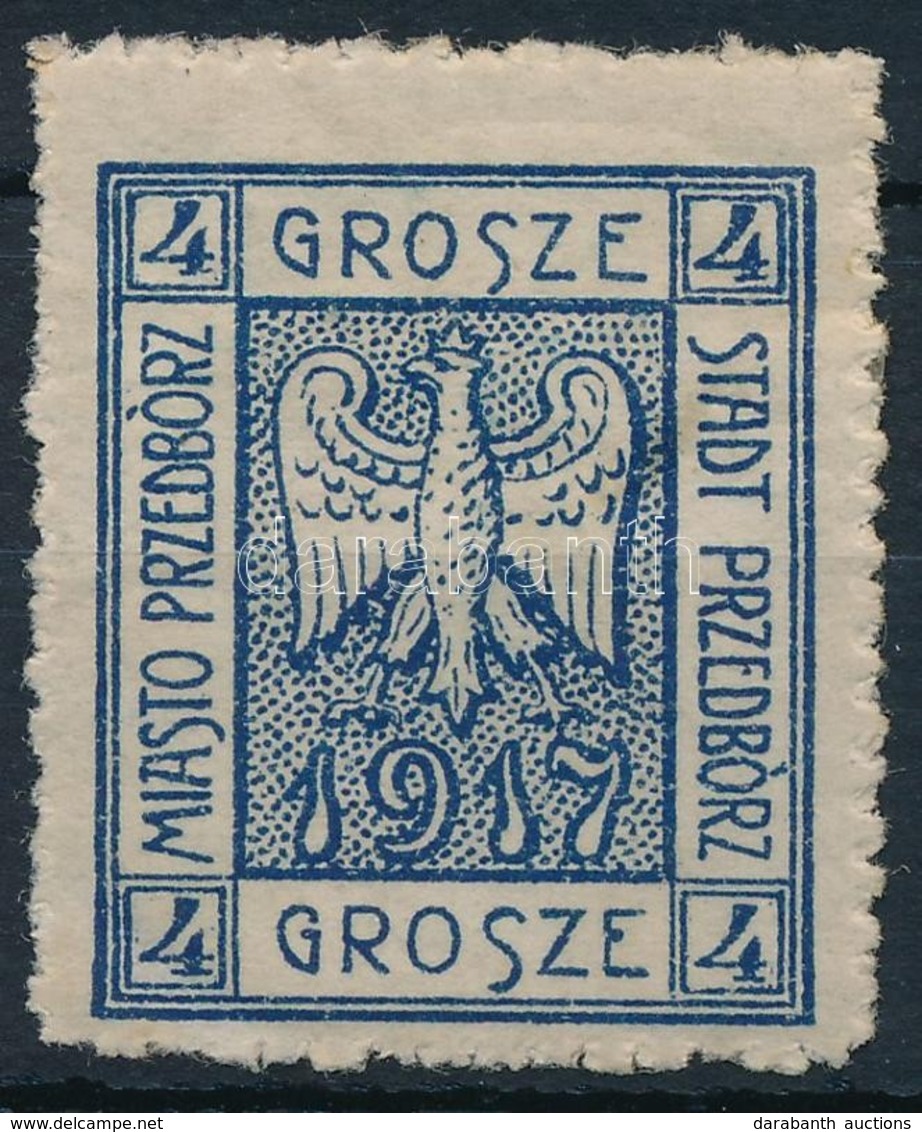 * Przedbórz 1917 Mi 2 A (betapadás / Gum Disturbance) - Altri & Non Classificati