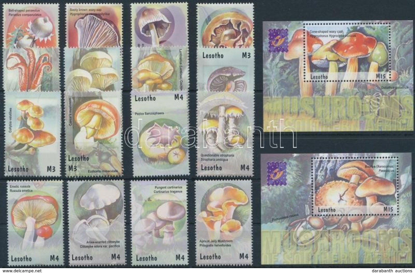 ** 2001 Gomba Sor Mi 1764-1779 + Blokksor Mi 178-179 - Altri & Non Classificati