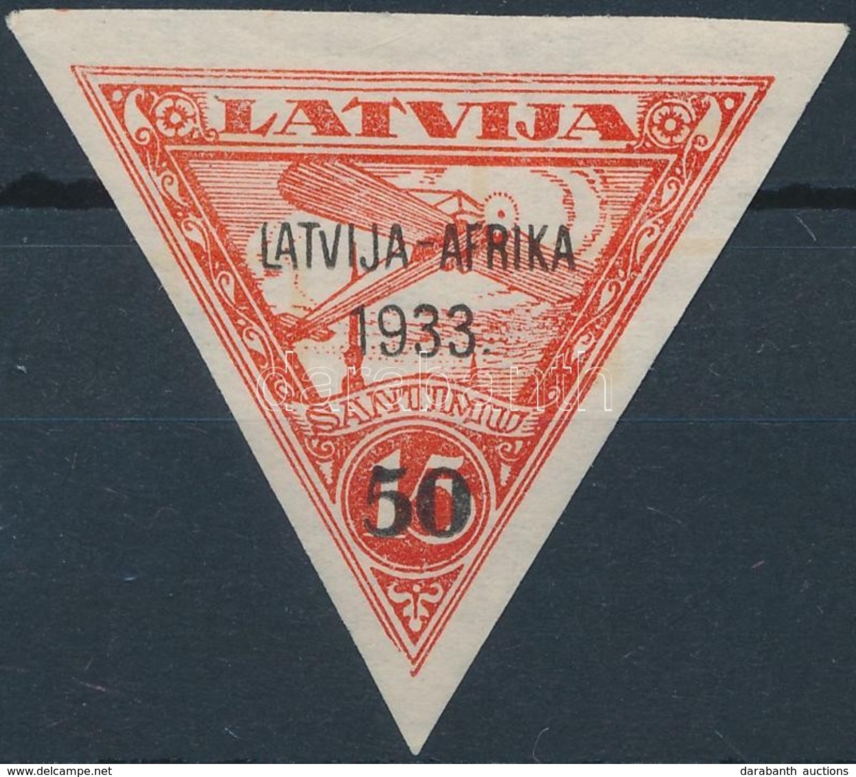 ** 1933 Els? Repülés Lettország-Gambia Mi 223 - Andere & Zonder Classificatie