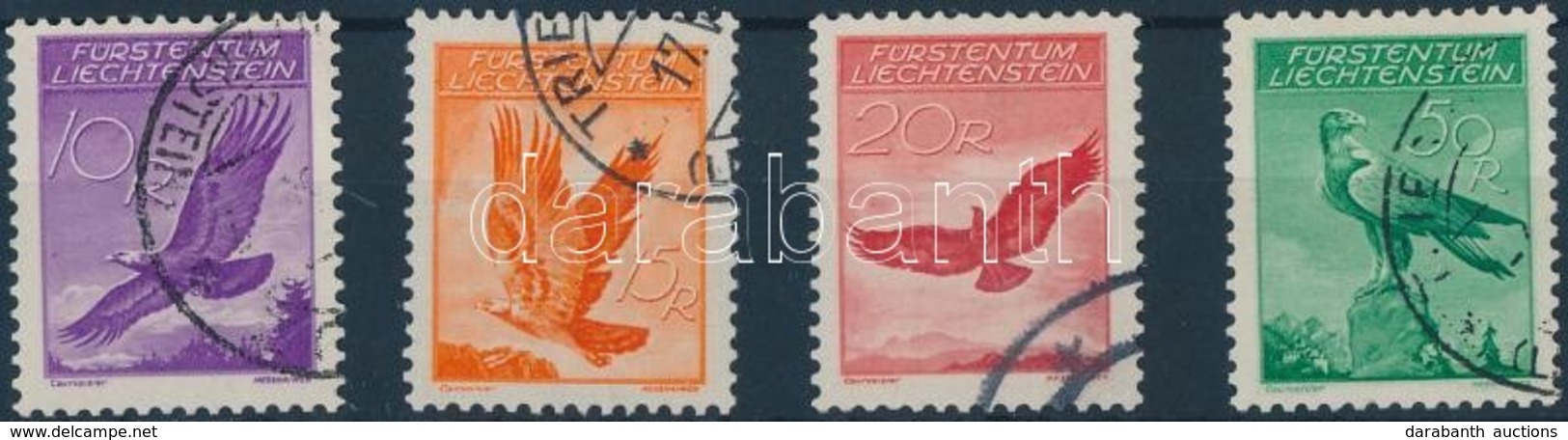 O 1934 Légiposta Sor 30Rp Nélkül Mi 143-145, 147 - Andere & Zonder Classificatie