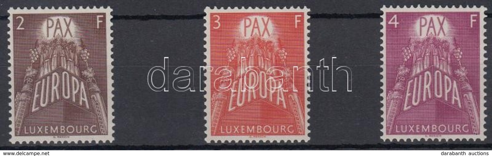 ** 1957 Európa CEPT Sor Mi 572-574 - Sonstige & Ohne Zuordnung