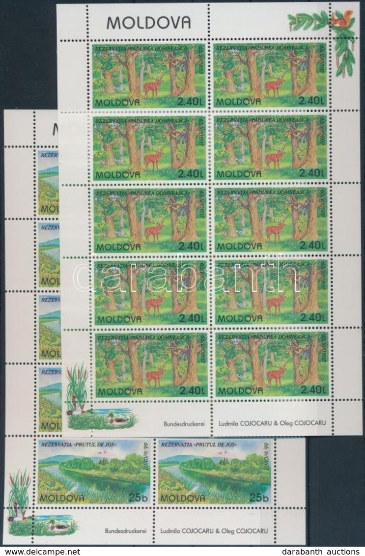 ** 1999 Europa CEPT: Nemzeti Parkok Kisívsor Mi 305-306 - Sonstige & Ohne Zuordnung