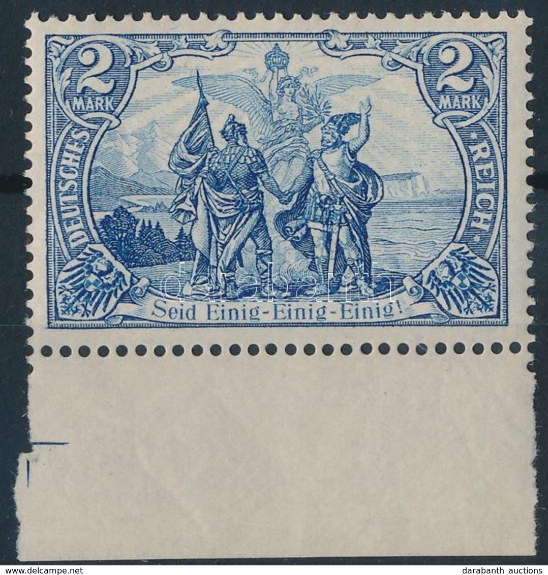 ** 1902 Mi 82A ívszéli / Margin Piece - Autres & Non Classés