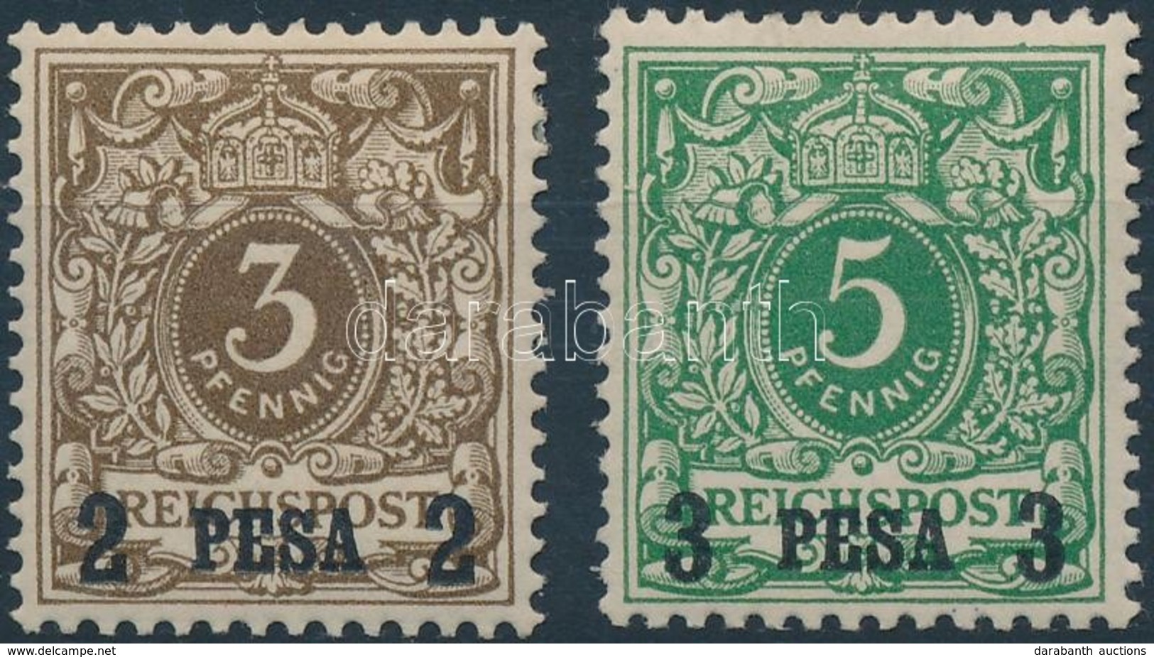 * Deutsch Ostafrika 1893 Mi 1-2 I - Other & Unclassified