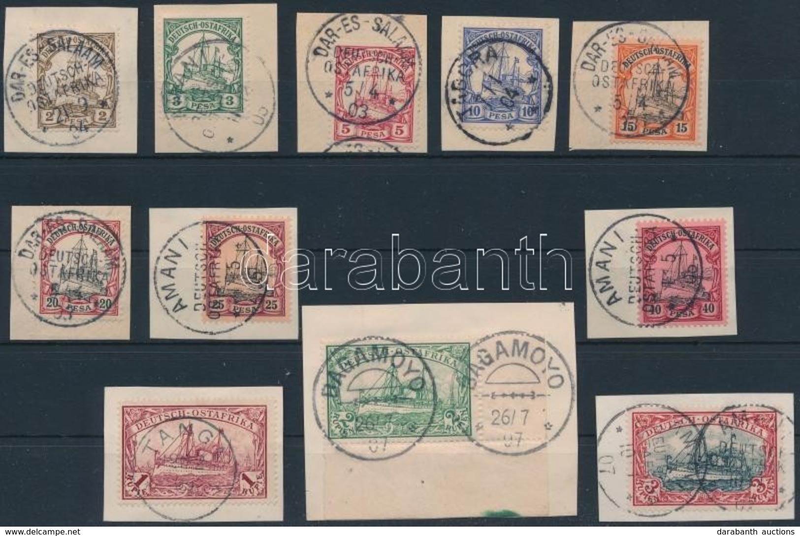 Deutsch Ostafrika 1901 Mi 11-21 - Sonstige & Ohne Zuordnung