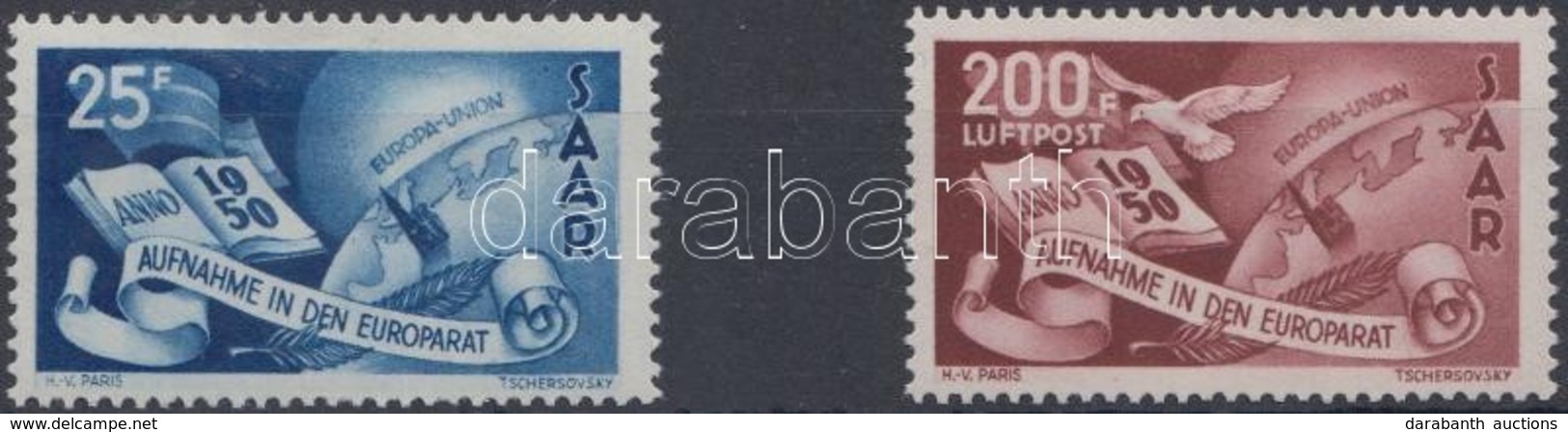 ** 1950 Európa Tanács Sor Mi 297-298 - Andere & Zonder Classificatie