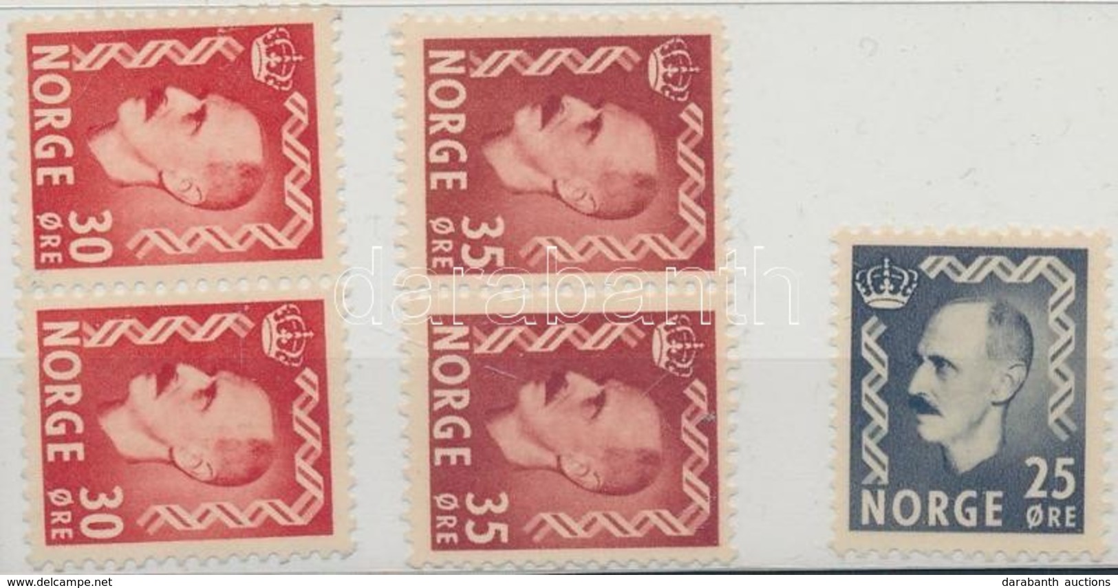 ** 1950 Forgalmi Bélyegek 2 Klf Pár + 1 Bélyeg Mi 359, 2x361, 2x362 - Andere & Zonder Classificatie