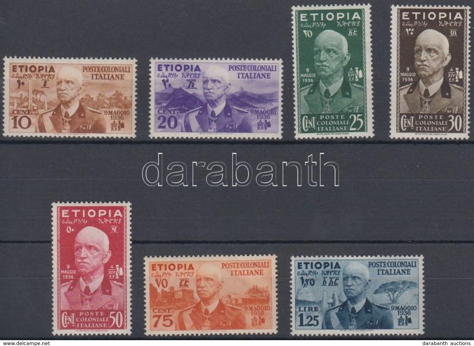 ** 1936 Forgalmi Sor Mi 1-7 - Other & Unclassified