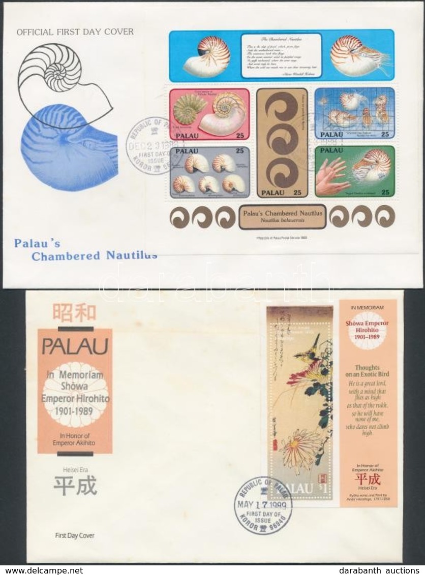 1988-1989 11 Db FDC Sorokkal, Blokkokkal (rozsdafoltok / Stain) - Other & Unclassified