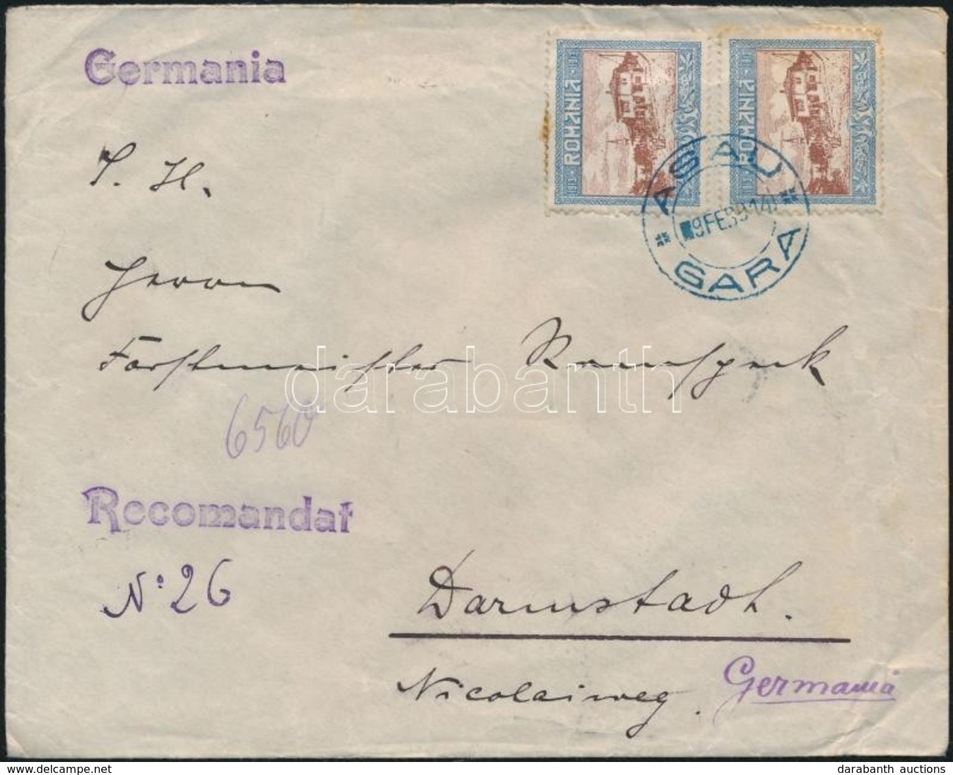 1914 Levél Németországba / Cover To Germany - Autres & Non Classés