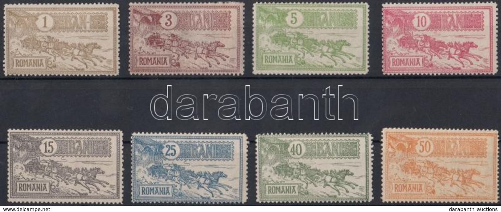 * 1903 Bukaresti Posta Sor Mi 146-153 - Andere & Zonder Classificatie