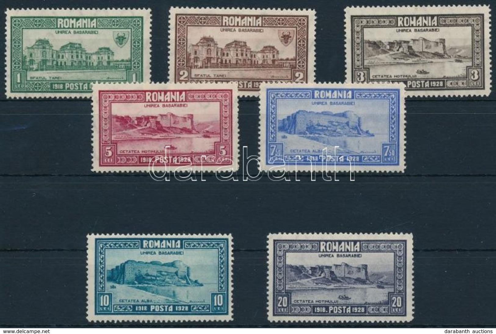 ** 1928 Besszarábia Sor Mi 329-335 - Andere & Zonder Classificatie