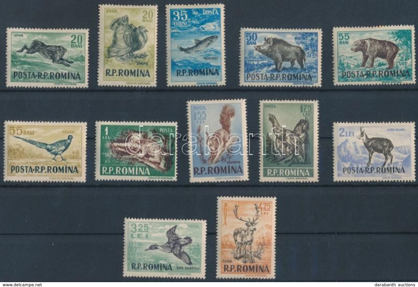 ** 1956 Állatok Sor Mi 1565-1576 - Andere & Zonder Classificatie