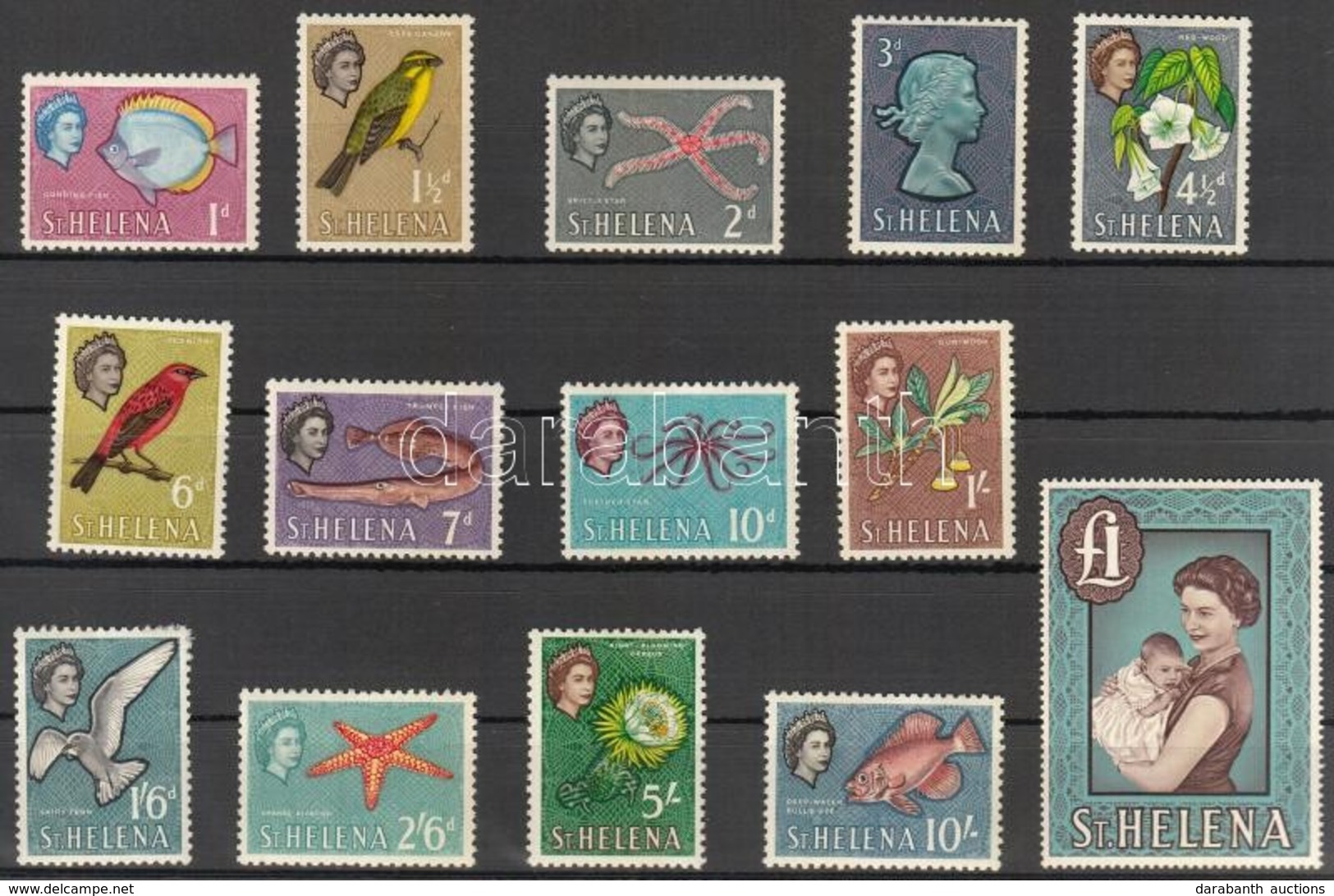 ** 1961 Forgalmi Sor / Definitive Set Mi 146-159 (155 Betapadt / Gum Disturbance) - Altri & Non Classificati