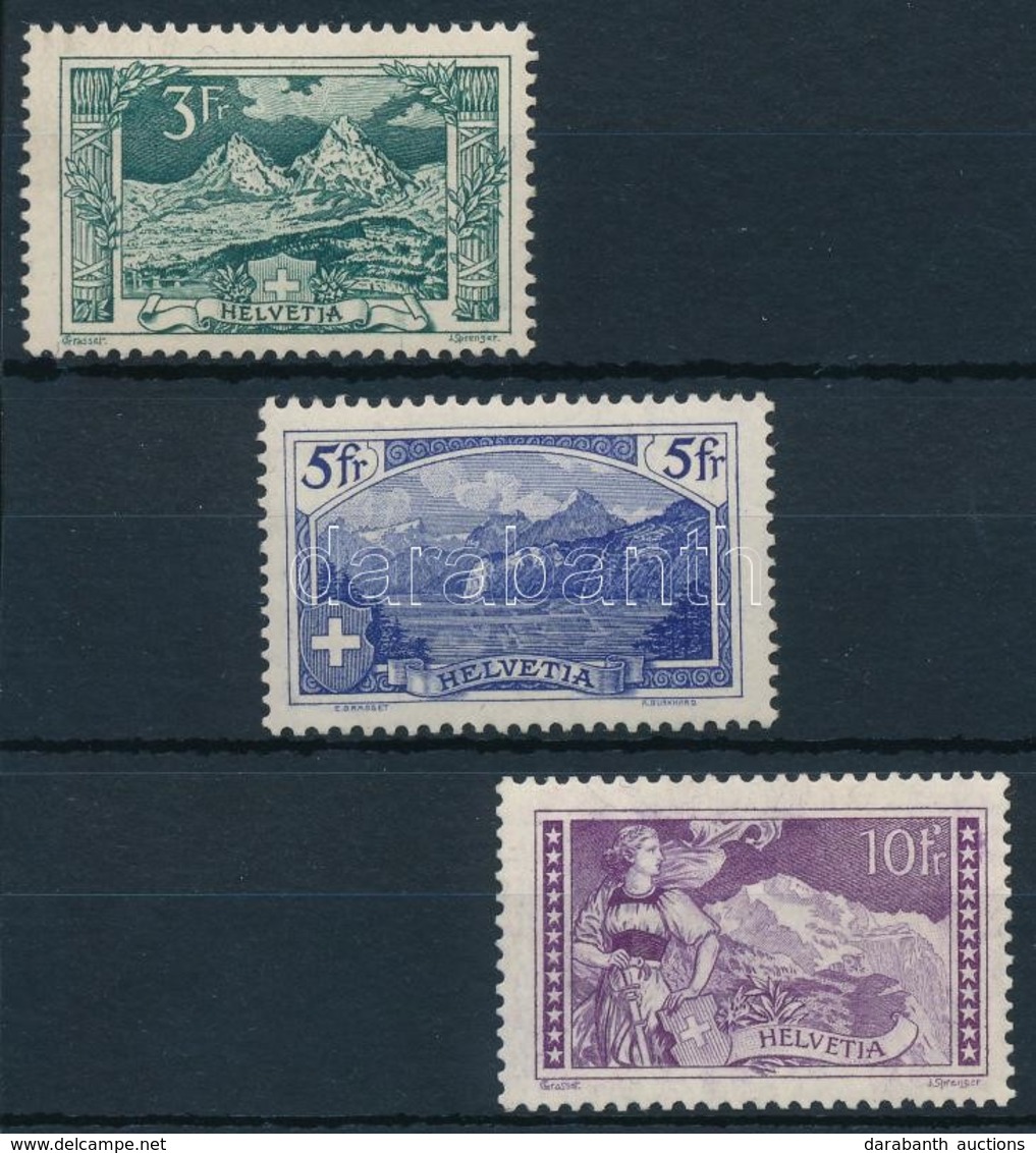 ** 1914 Forgalmi Sor Mi 121-123 - Sonstige & Ohne Zuordnung