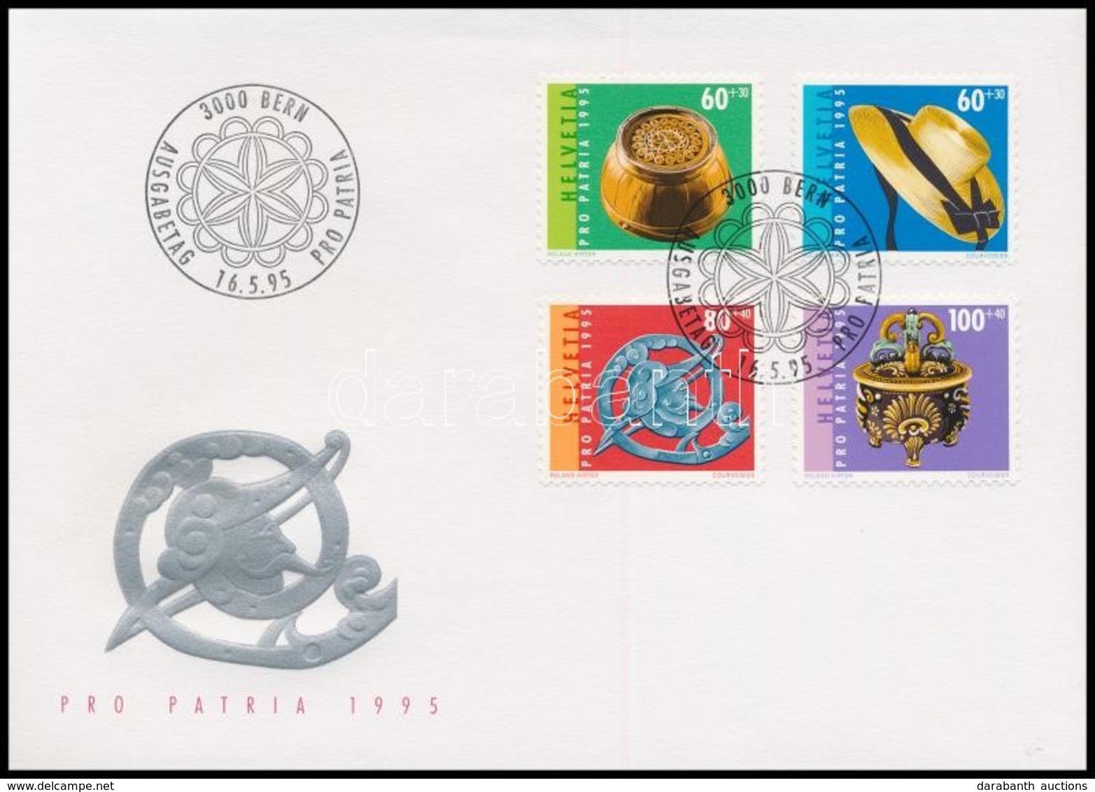 1995 Pro Patria Sor Mi 1548-1551 FDC-n - Andere & Zonder Classificatie