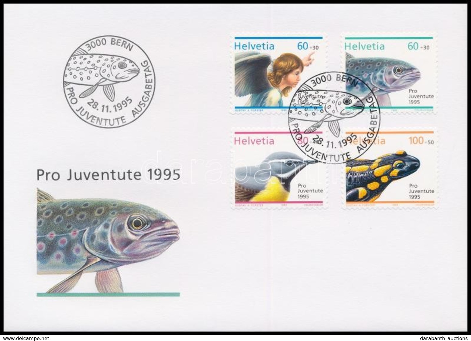 1995 Pro Juventute Sor Mi 1567-1570 FDC-n - Autres & Non Classés