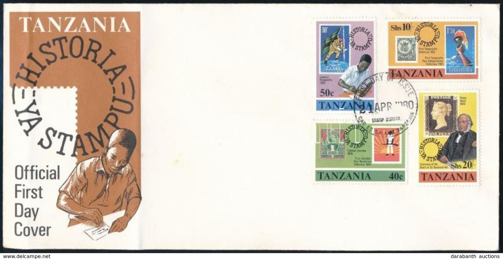 1980 Rowland Hill Sor FDC-n 141-144 - Andere & Zonder Classificatie