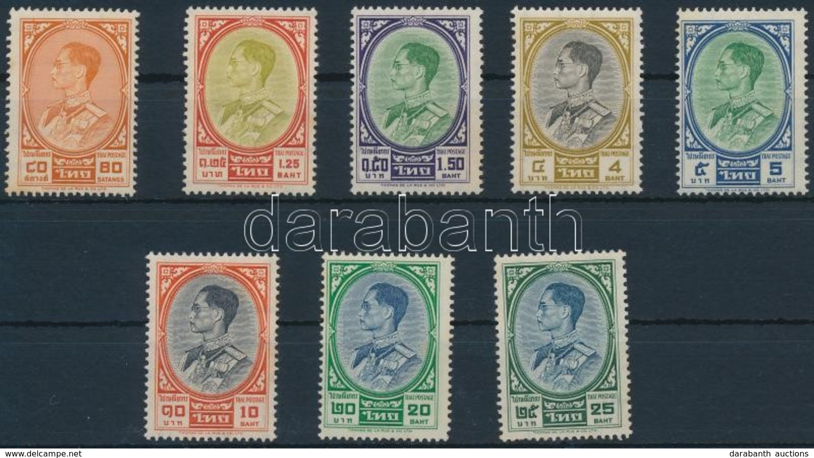 ** 1961 Forgalmi Sor 8 értéke Mi 364, 366-367, A369, 370-373 - Andere & Zonder Classificatie