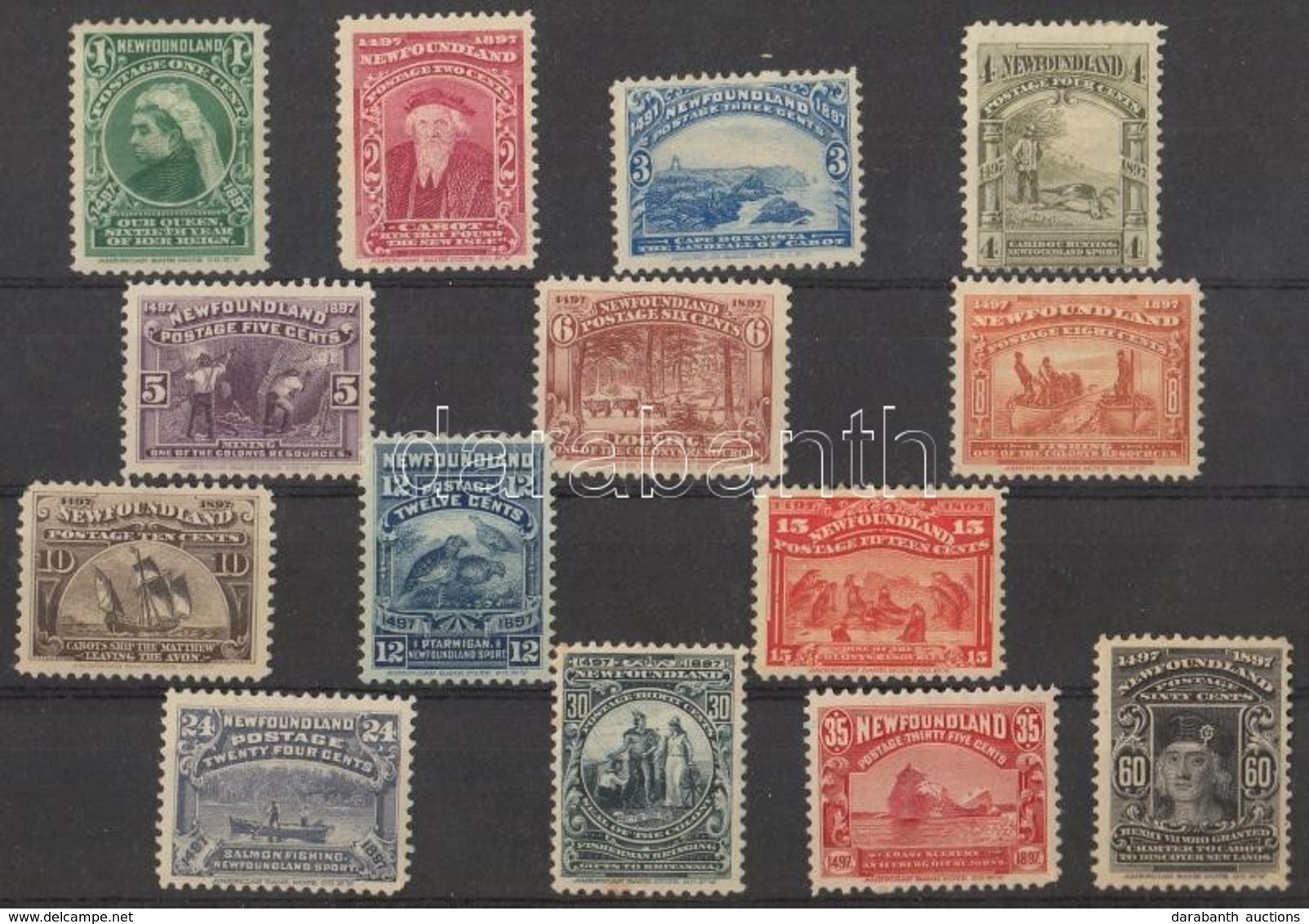 ** * 1897 Forgalmi Bélyeg Sor/ Definitive Stamp Set Mi 44-57 - Sonstige & Ohne Zuordnung