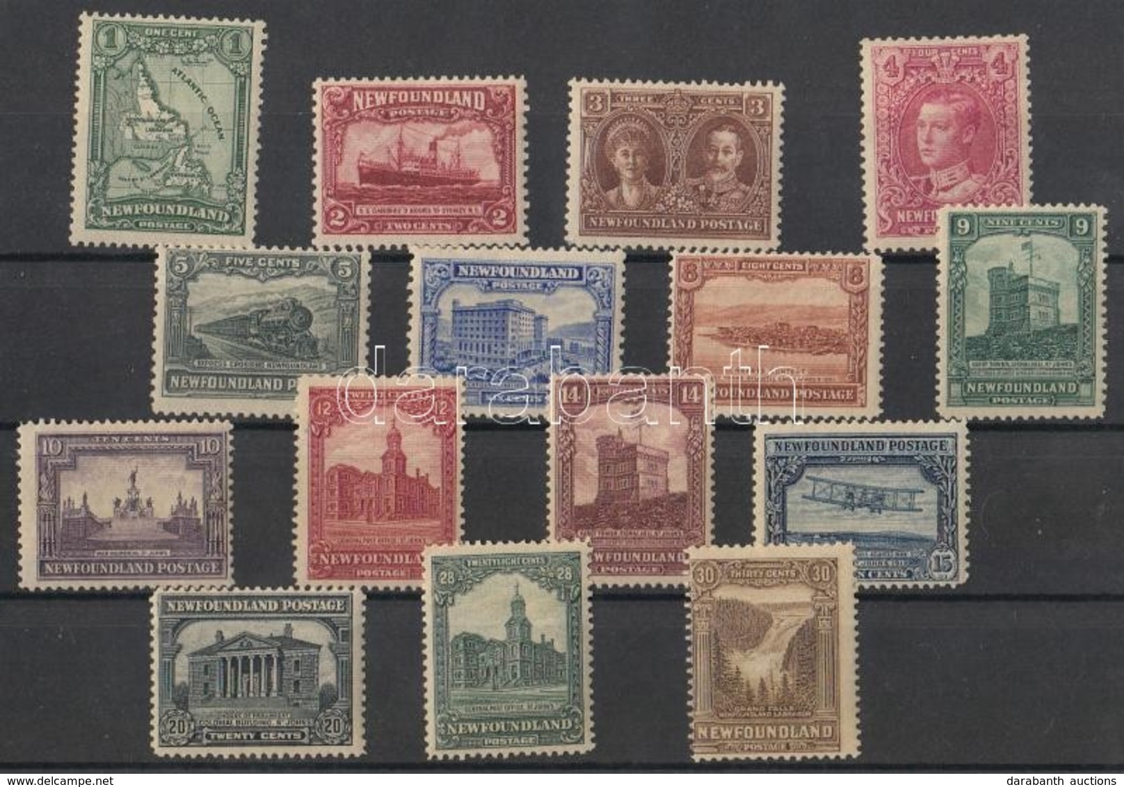 * 1923 Forgalmi Bélyeg Sor/ Definitive Stamp Set Mi 129-143 - Autres & Non Classés