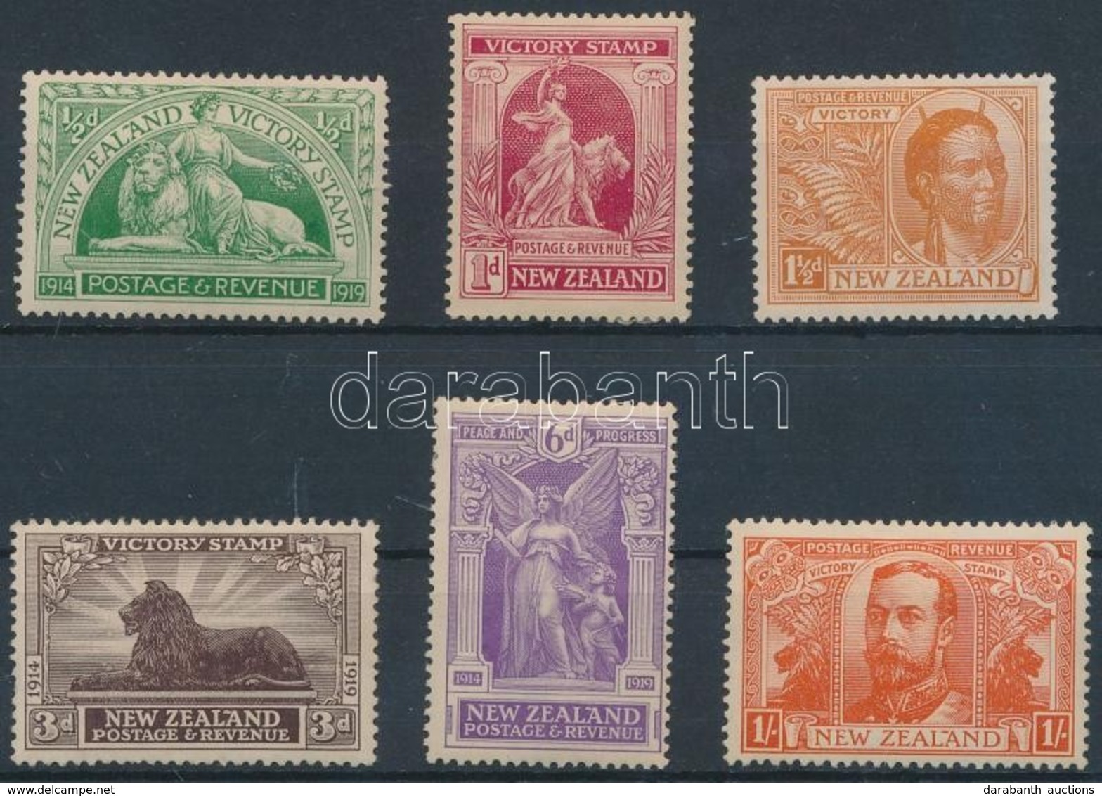 * 1920 Gy?zelmi Sor Mi Mi 155-160 - Andere & Zonder Classificatie