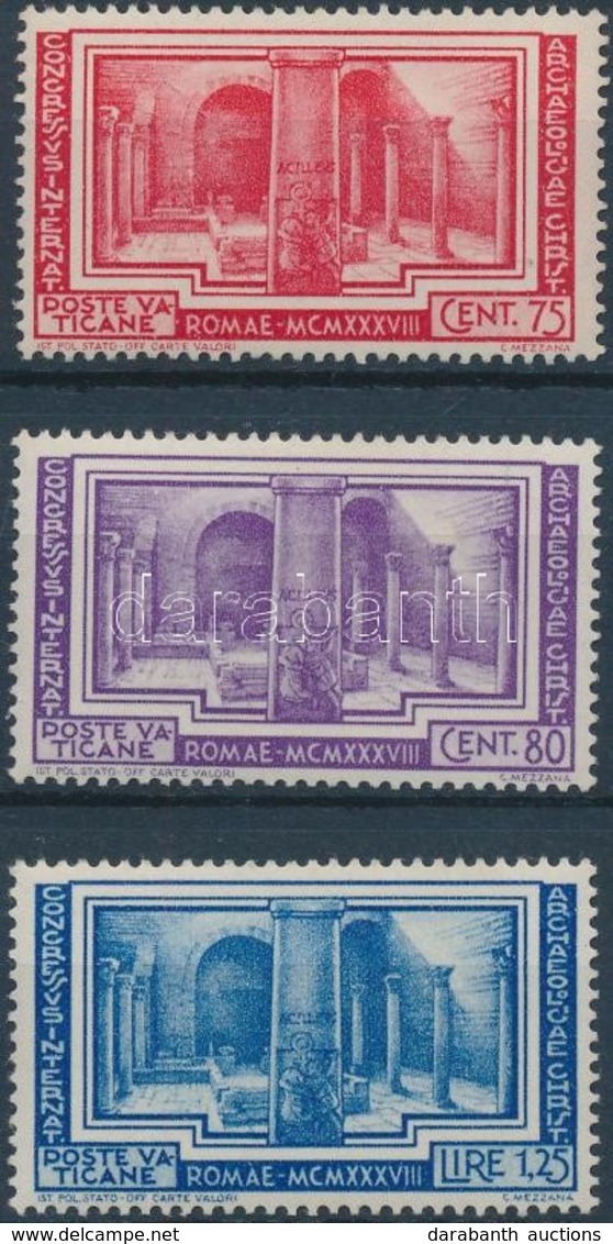 * 1938 Archeológia Sor Záróértékei Mi 70-72 - Altri & Non Classificati