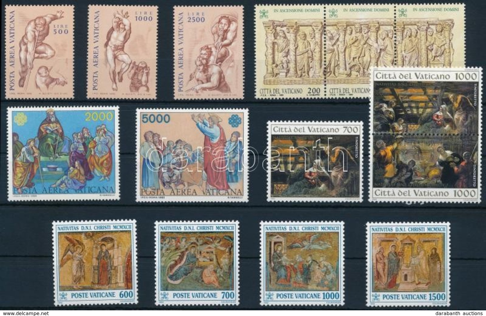 ** 1976 - 1994 Festmények 5 Klf Sor - Altri & Non Classificati