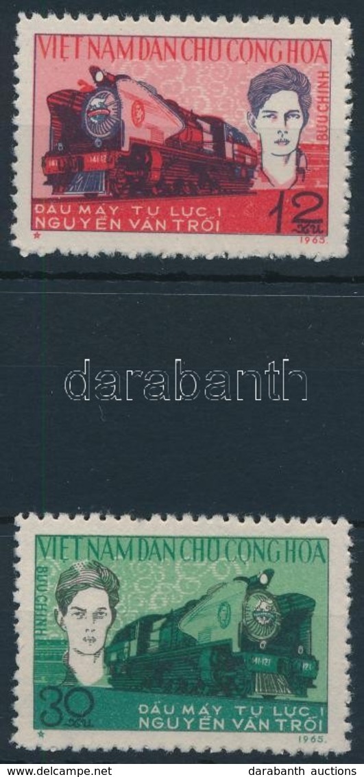 ** 1965 Hanoi Közlekedési Miniszterei 10. Kongresszusa Sor Mi 357-358 - Autres & Non Classés