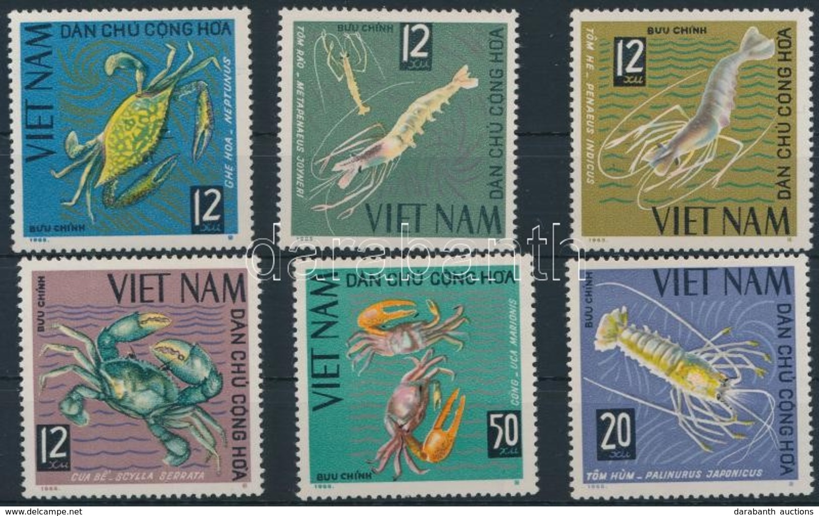 ** 1965 Tengeri állatok Sor Mi 387-392 - Andere & Zonder Classificatie