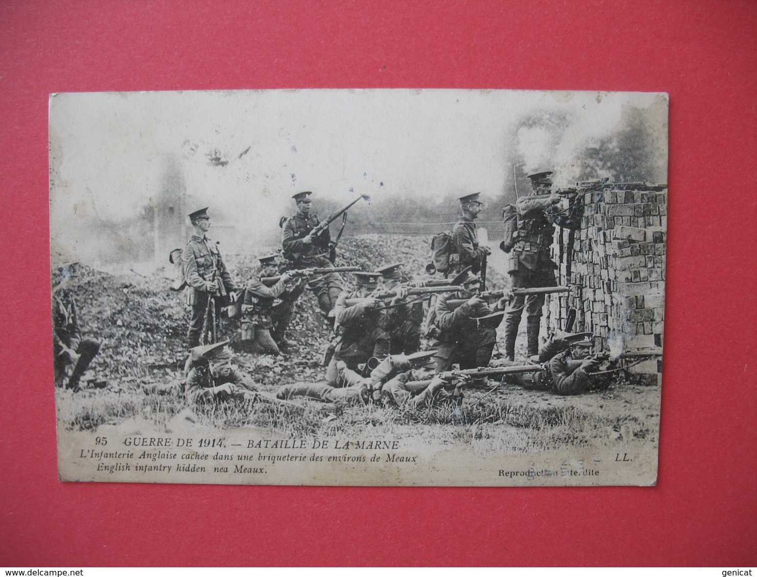 CPA   1914-1918  Bataille De La Marne - Guerra 1914-18