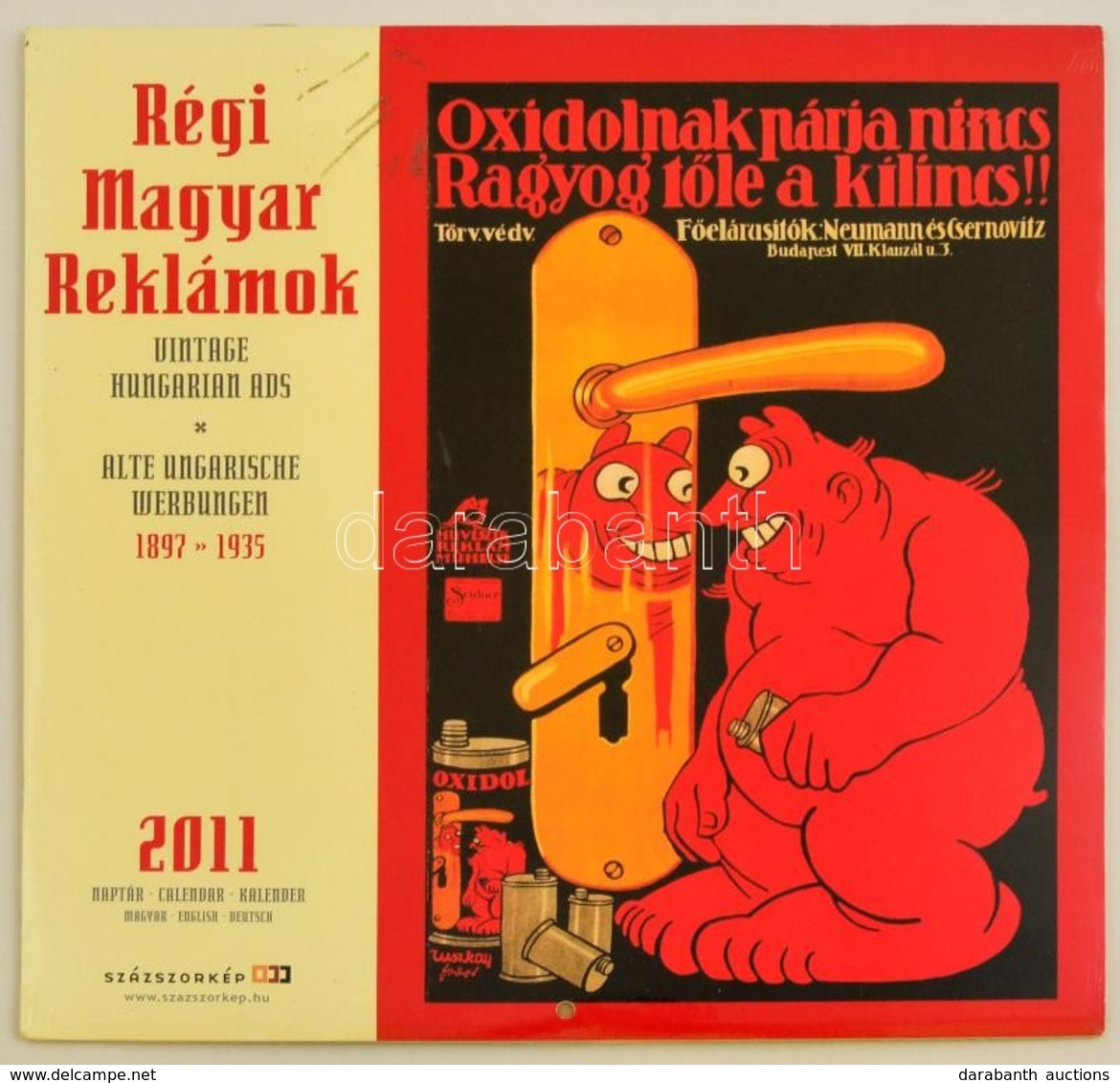 2011 Régi  Magyar Reklámok. Dekoratív Falinaptár, Bontatlan állapotban. - Altri & Non Classificati