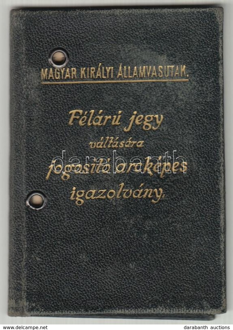 1931 Fényképes MÁV Igazolvány, állami Vasgyári Felügyel? Részére, érvényesít? Bélyeg Nélkül - Unclassified