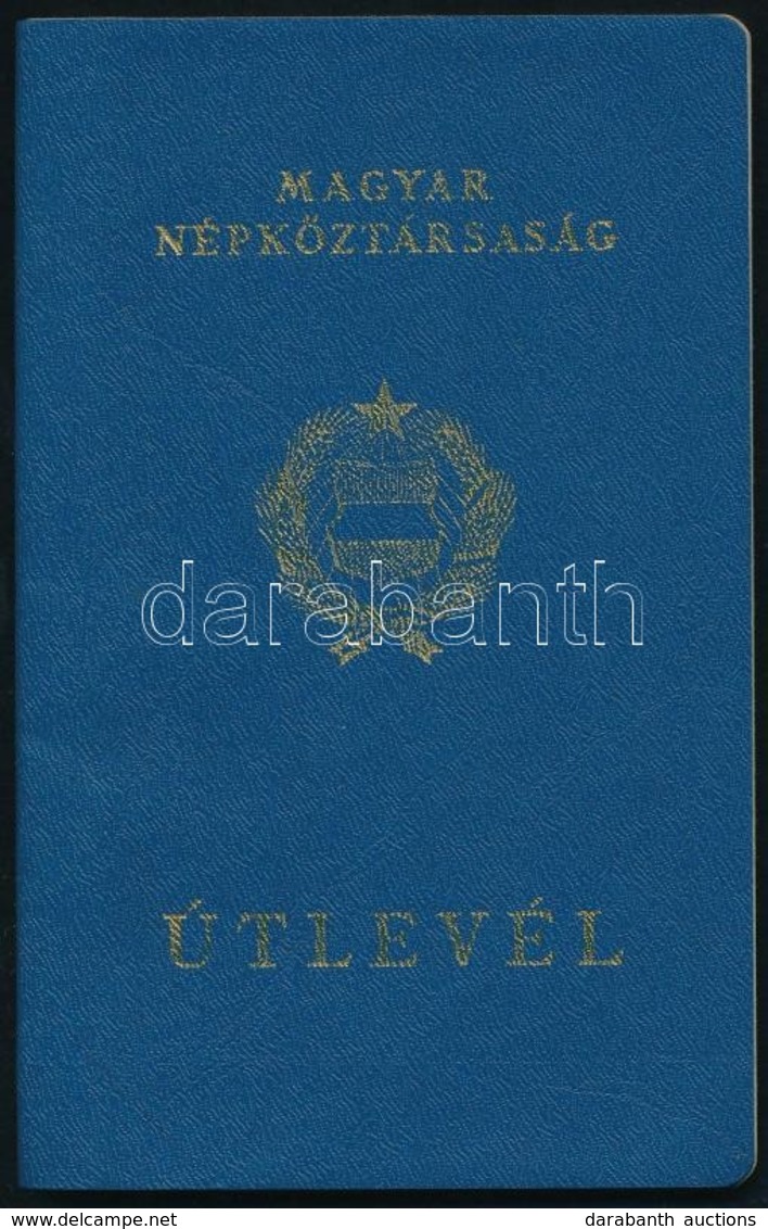 1970 Magyar útlevél Svájci, Jugiszláv, Osztrák, Stb. Vízumokkal, Bejegyzésekkel - Unclassified