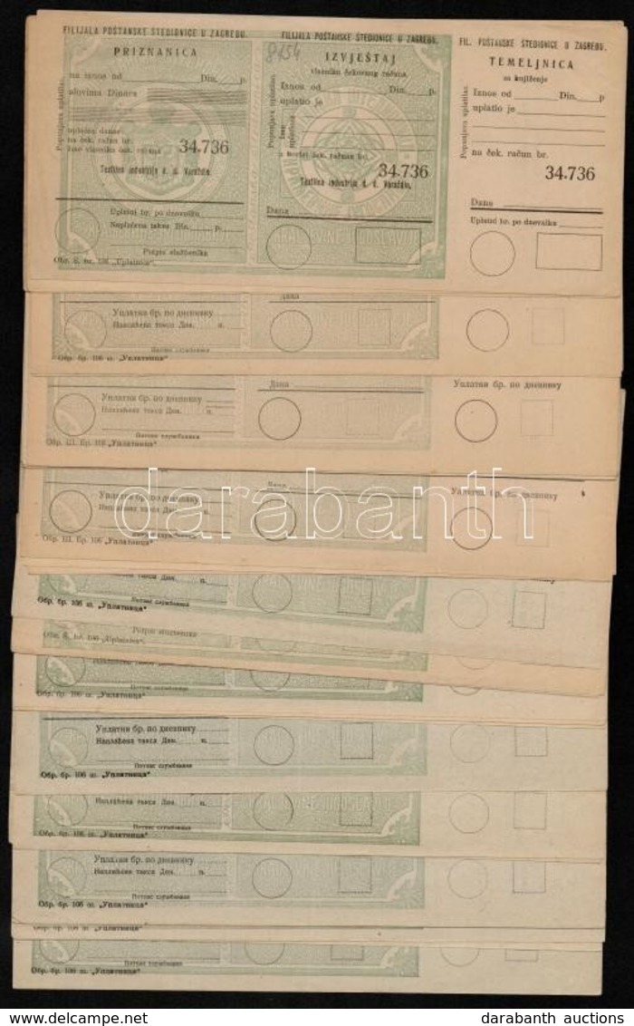 Jugoszláviai Postai Utalványok, Kitöltetlen - Zonder Classificatie