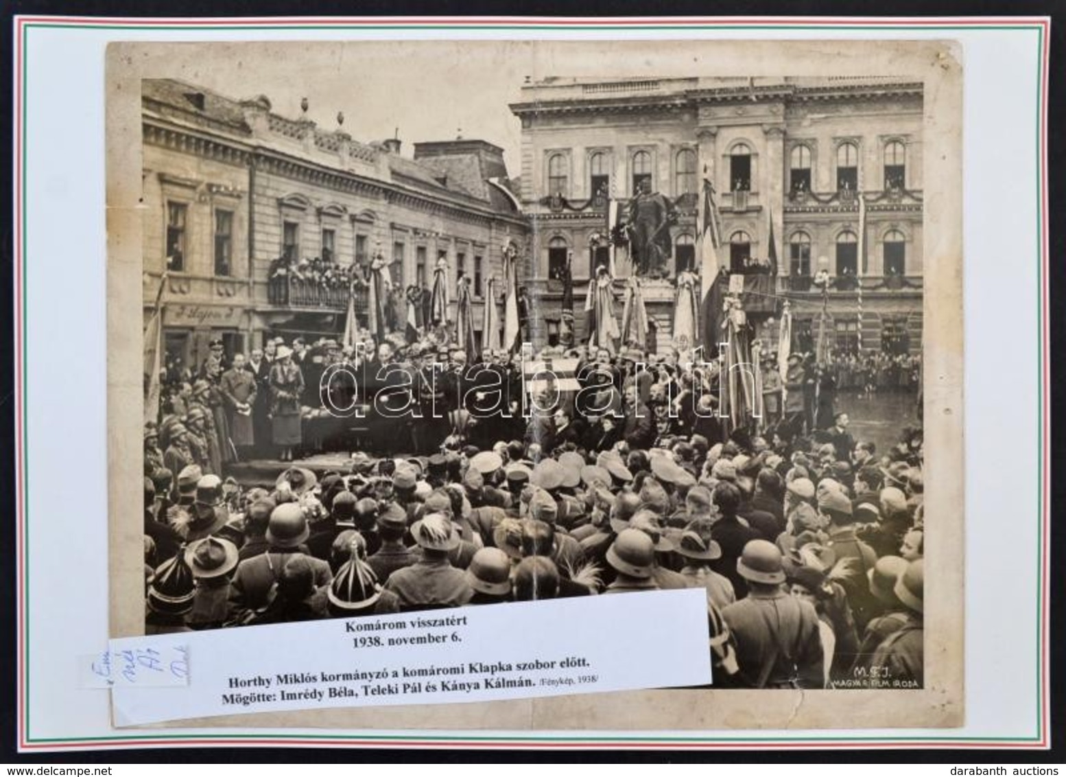 1938-1940 Különleges, Egyedi Nagy Gy?jtemény A Felvidék és Kárpátalja Visszatérésér?l, 75 Db Nemzetiszín Tablókon, Részl - Zonder Classificatie