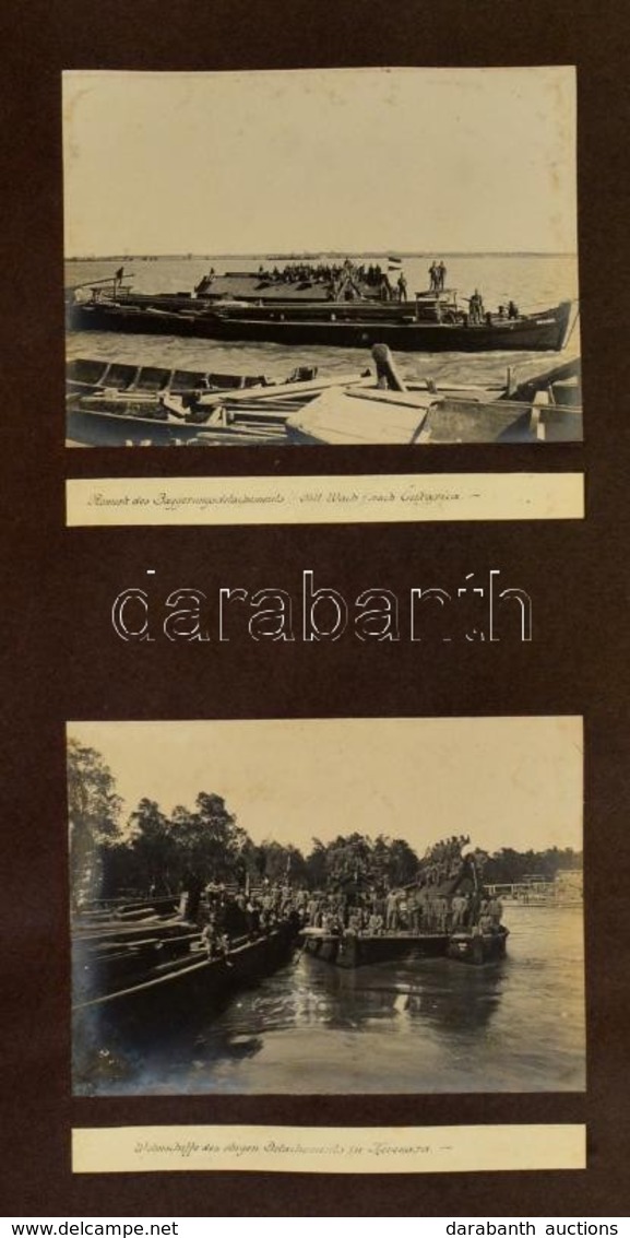 1914 Szendr? A Bö?s Nev?, Vasút-szállító Komp Hajó. Nagy Gradiste, Margareta Hajó Cukaricánál, A Kevevári Kiköt?. 4 Db é - Andere & Zonder Classificatie