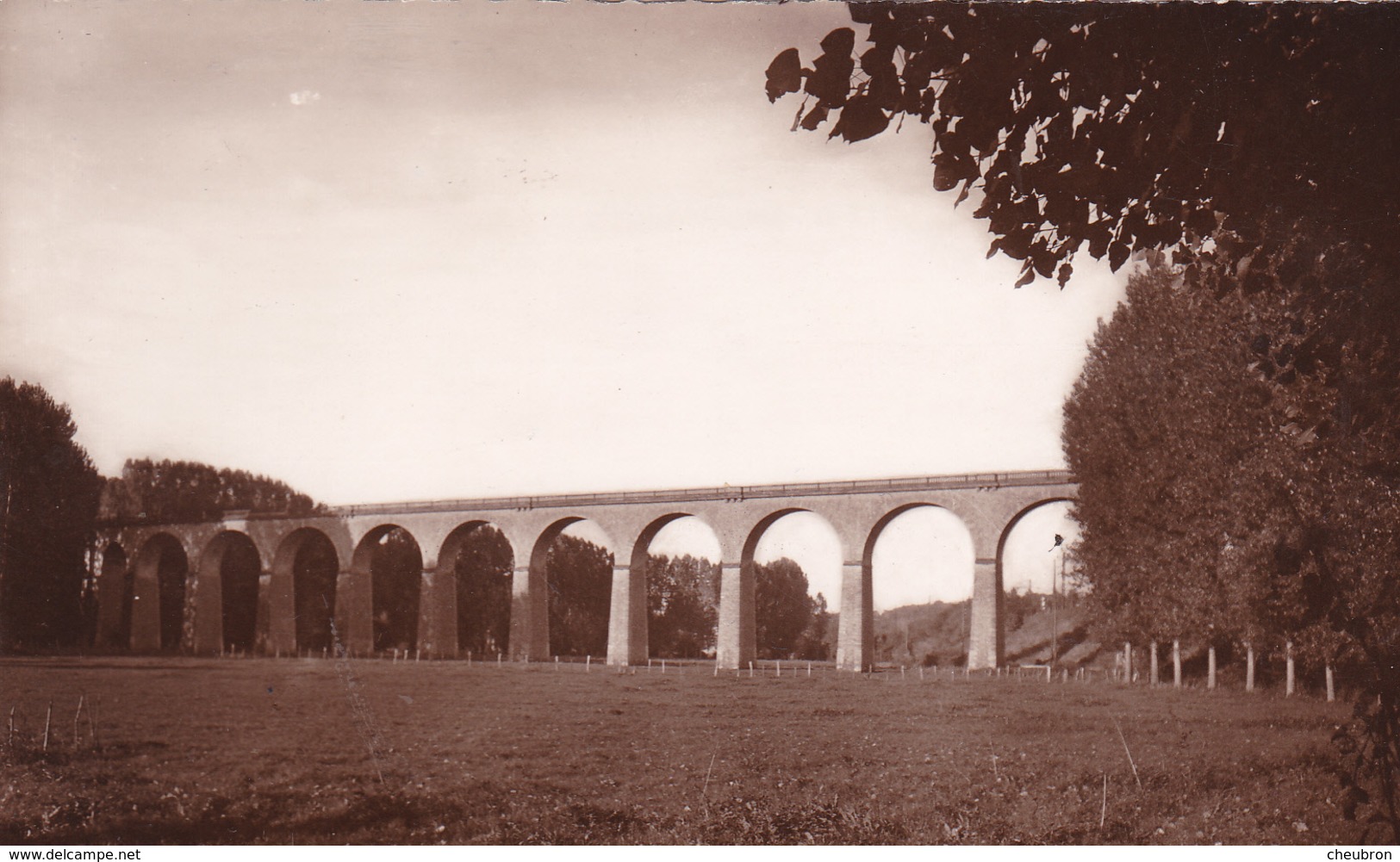 86. SAINT BENOIT. CPA BRILLANTE RARE.  LE VIADUC - Sonstige & Ohne Zuordnung