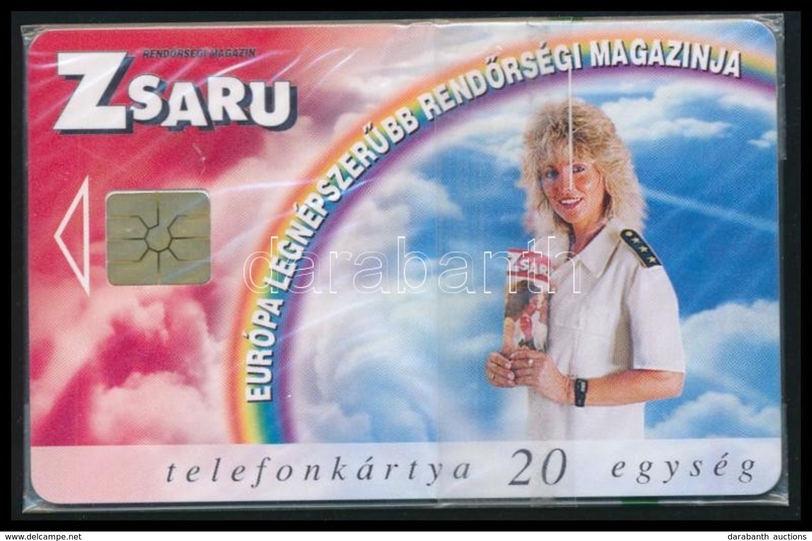 1996 Zsaru Magazin Használatlan Telefonkártya, Bontatlan Csomagolásban. Csak 4000 Pld! - Ohne Zuordnung