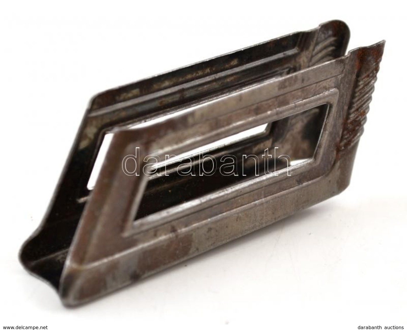 Cca 1938 Mannlicher Tárkeret, Horogkeresztes Beüt?vel, 7,5×3,5×1,5 Cm /

Cca 1938 Mannlicher En Bloc Clip With Eagle&swa - Sonstige & Ohne Zuordnung